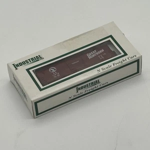 Industrial Rail N Scale Freight Train Great Northern (GN) Boxcar - NEW in Box ! - Picture 1 of 2