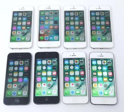 Lot of 8 Working Apple iPhone 5 A1429 4" 16GB - 32GB Smartphones - Image 1 of 4