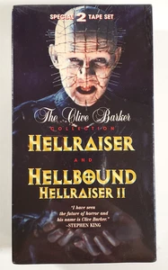 Hellraiser & Hellbound II 2 -- Clive Barker Collection (2 VHS Set) New Sealed - Picture 1 of 7