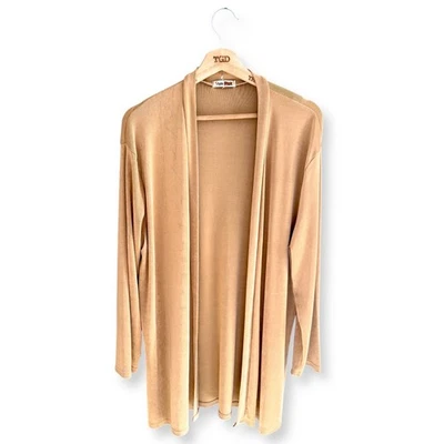 Ladies Brown Open Cardigan Top Size M/L, 14-16 - Image 1 of 4