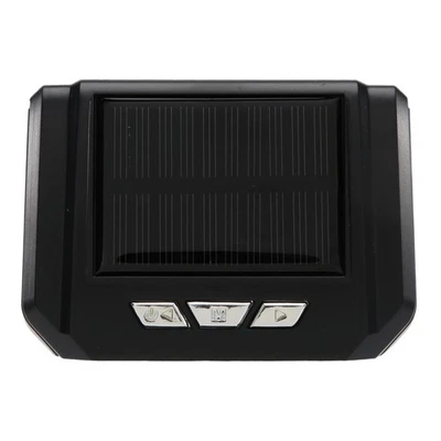 Car Solar Digital Clock with LCD Time Date In-Car Temperature Display for7163 - Image 1 of 3