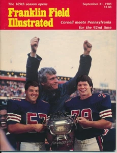 Franklin Field Illustrierte: Penn vs. Cornell 21.09.1985 Programm sehr guter Zustand - Bild 1 von 3