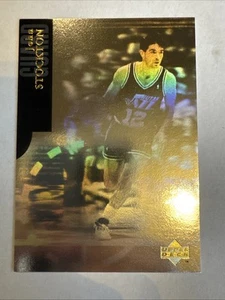 John Stockton 1995-96 Upper Deck Utah Jazz Hologram Basketball Card #H8 HOF - Picture 1 of 10