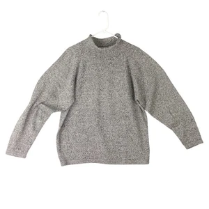 VTG Neiman Marcus Mock Neck Pullover Sweater Womens Large Fully Combed Cotton - Picture 1 of 11