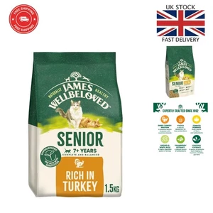 James Wellbeloved Hypoallergenic Dry Cat Food for Senior 1.5 kg (Pack of 1) - Picture 1 of 11