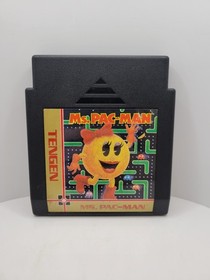Ms. Pac-Man Tengen Nintendo NES Authentic Tested And Working Loose