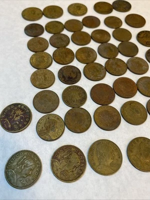 Old Mexico Coin Lot - 1959-1976 - 5 CENTAVOS -lot Of 47 Coins - Image 1 of 4