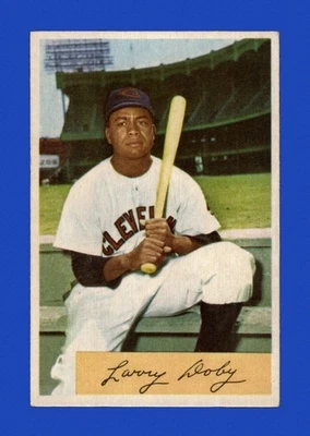 Bowman Set-Break 1954 # 84 Larry Doby en muy buen estado-en muy buen estado *GMCARDS* Foto 1 de 2