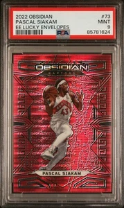 Sobres de la suerte 2022 Panini Obsidian #73 Pascal Siakam Ee/8 PSA 9 - Imagen 1 de 2