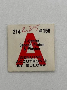 ONE Genuine NOS Bulova Accutron 214 Sweep Second Pinion- Part # 158 - Picture 1 of 1