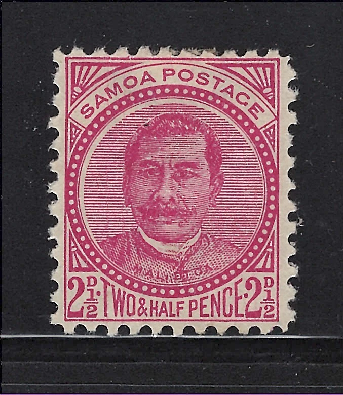 Samoa Scott # 14b духи 11 MH King Laupepa 1890 - Изображение 1 из 1