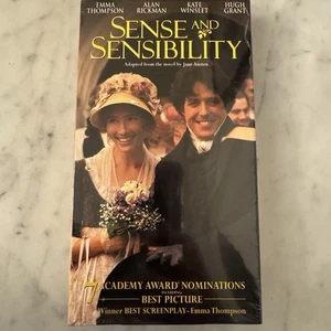 Sense and Sensibility (VHS, 1996, Closed Captioned) New/Sealed Emma Thompson - Bild 1 von 1
