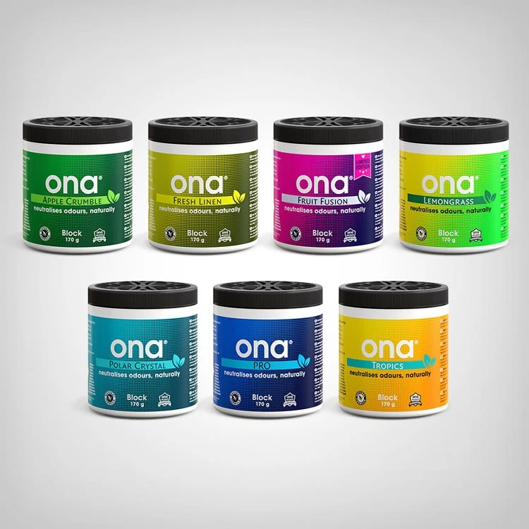 ONA Block 170g - Natürlicher Profi Geruchstralisierer 30 Tage Growbox - Bild 1 von 1