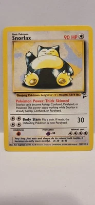 Snorlax 30/130 Non Holo Rare Pokemon Card  - Image 1 of 4