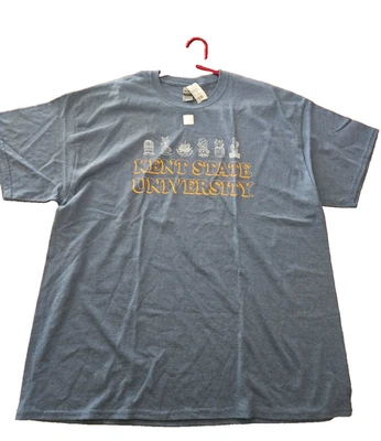 Camiseta gris suculenta de la Universidad Estatal de Kent - talla 2XLarge Foto 1 de 2