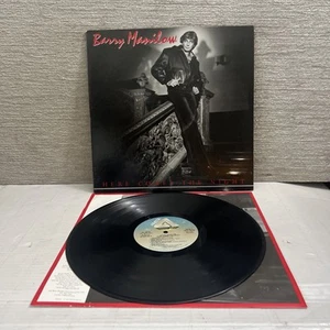 BARRY MANILOW HERE COMES THE NIGHT 1982 LP VINYL RECORD w/ LYRIC SLEEVE AL-9610 - Picture 1 of 10