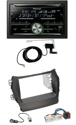 Pioneer CD USB MP3 Bluetooth 2DIN DAB Autoradio für Hyundai Santa Fe ab 12 ohne - Bild 1 von 4