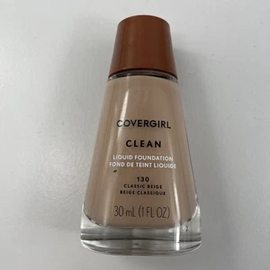 COVERGIRL Clean Normal Skin Liquid Foundation #130 Classic Beige DISCONTINUED - Picture 1 of 2