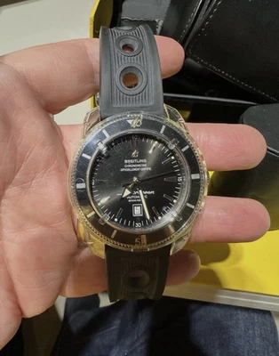 Reloj Automático Hombre Breitling Superocean Heritage46 A17320 Fecha Completo Foto 1 de 4