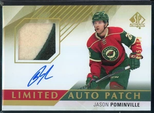 2015-16 SP Authentic Limited Patch Autographs #52 Jason Pominville 065/100 - Picture 1 of 2