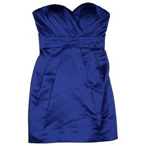 Laona Abend Cocktail Abschluss Party Brautjungfern Kleid kurz XS Lila Blau NEU - Bild 1 von 3