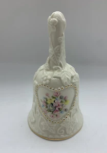 Vintage Bell White Floral China Porcelain (a9) - Picture 1 of 8