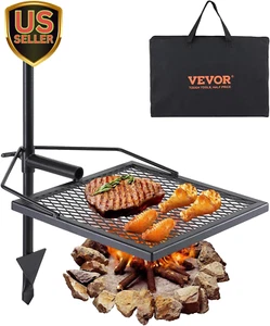 Swivel Campfire Grill, Fire Pit Grill Grate over Fire Pits, Heavy Duty Steel ... - Picture 1 of 1