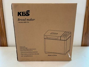 KBS MBF-013 Stainless Steel 2LB Fully Automatic LCD 19-in-1 Bread Maker Machine - Picture 1 of 12