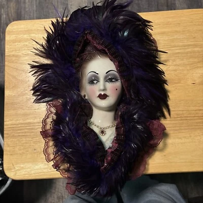 Máscara facial de dama creaciones únicas decoración colgante de pared Foto 1 de 4