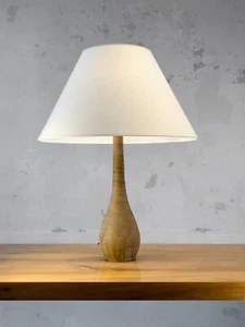 1970 LA BORNE LAMPE GRES BRUTALIST MODERNISTE SHABBY-CHIC Blin Capron Vallauris - Imagen 1 de 10
