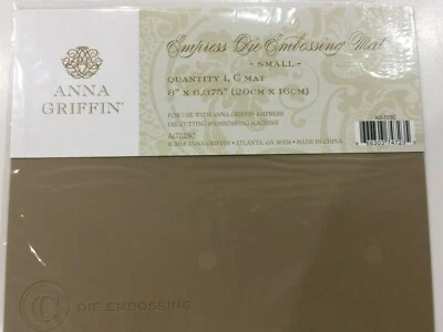 ANNA GRIFFIN 8" X 6.4" DIE EMBOSSING MAT AG-723C New