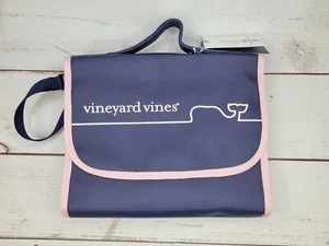 Vineyard Vines Baby Changing Pad Whale Line - Travel Bag Navy/Pink - Picture 1 of 5
