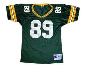 Vintage Champion Green Bay Packers Mark Chmura #89 Green Boy’s Jersey Medium USA - Picture 1 of 4