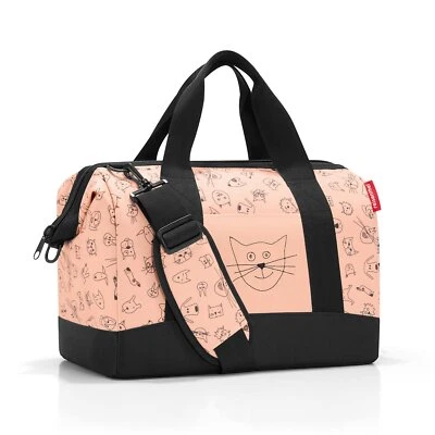 Allrounder M Kids in Rosa mit süßem Tiermotiv – Kleine Reisetasche für Kinder... - Bild 1 von 4
