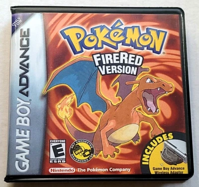 Pokémon Fire Red Version Pokemon FireRed CASE ONLY Game Boy Advance GBA Box - Image 1 of 4