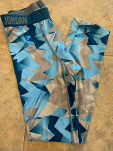 Nike Jordan Tights Pants Base Layer Compression 952505-U41 Youth Boys L 9 10 - Picture 1 of 4