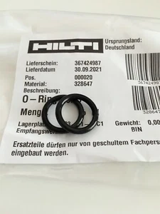 Joints Toriques de Piston HILTI TE7 TE16 TE30 M C AVR TE300 TE106 #328647 349862 - Imagen 1 de 3