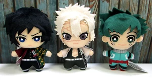 NWT Lot of 3 Series 2 Demon Slayers 2  Series 3 My Hero Academia Tomonui 1 Plush - Picture 1 of 3