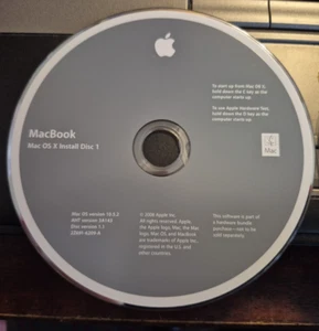 MacBook OS X Install Disc 1 & 2 Version 10.5.2 2008 OEM. New! - Picture 1 of 3