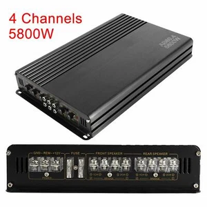 YaeCCC 5800W 4-Kanal Autoradio Verstärker Audio Power Amp Super Bass Subwoofer - Bild 1 von 8