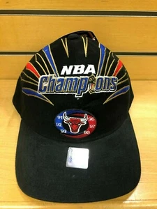 Nuevo VIntage 1998 NBA 6 Time Champs Chicago Bulls Correa Sombrero Gorra Nuevo con Etiquetas Inicio - Imagen 1 de 9