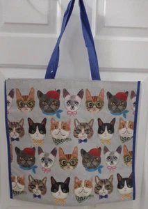 Marshalls Borsa Shopping Grande Tote Riutilizzabile - Gatti in Fiocchi Cappelli Sciarpe NUOVA - Foto 1 di 2