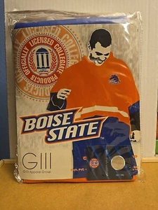 Vtg 1995 NCAA BOISE STATE Official Team Poncho Unisex Hooded G-III Apparel Group - Picture 1 of 8