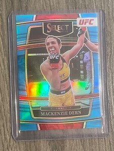 2022 Panini Select UFC Concourse Light Blue Prizm /199 Mackenzie Dern #10