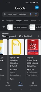 Optus Unlimited Data Sim $3 DAYS PERSONAL HOTSPOT 3G SPEED, NO THROTTL - Picture 1 of 1
