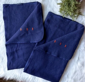 ANA All Nippon Airways GIAPPONE Blu Tessuto Compagnia Aerea Coperta Viaggio Volo Vintage - Foto 1 di 4