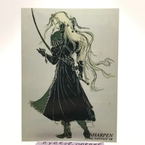 SHARPEN 074 FINAL FANTASY Art Museum Card 1st Edition Yoshitaka Amamno FF7 - Picture 1 of 9