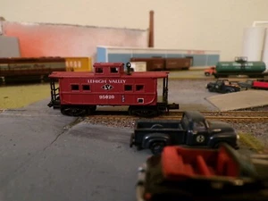 Lehigh Valley NE # 95020 N-Maßstab maßgeschneidert bemalt Caboose - Bild 1 von 2
