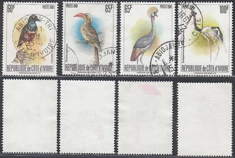 Ivory Coast 1980- Used stamps. Mi Nr.: A672/D672...........(EB) MV-15883 Cover