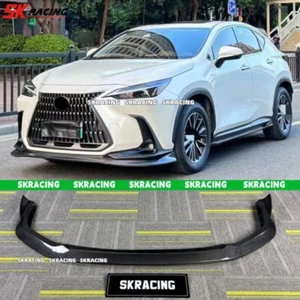 Real Carbon Fiber Front Bumper Lip Splitter Fits For Lexus NX260 350 420 450 22+ - Picture 1 of 17
